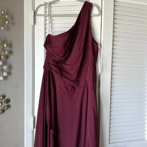 David's Bridal Bridesmaid dress Wine color